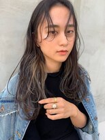 スリー バイ ベルベット 博多(THREE... by velvet) シアグレージュイヤリングカラー