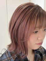 エメヘアデザイン ルイス(Aimer Hair Design Lewis)&nbsp;ピンクベージュ/ハイトーンカラー/春カラー/弘前市