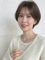 カバーヘア ブリス 川口(COVER HAIR bliss)&nbsp;ミルクブラウン美髪ナチュラルショートマッシュA11川口30代40代