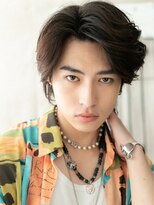 トニーアンドガイ メン 与野駅前店(TONI&GUY MEN)&nbsp;20代30代アップバング波巻きパーマかき上げメンズショートh与野