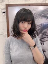 グラムス(glams)&nbsp;ダークブルージュ×ニュアンスボブ