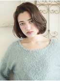 【自由が丘KEEP木田】髪質改善カラートリートメントかきあげボブ