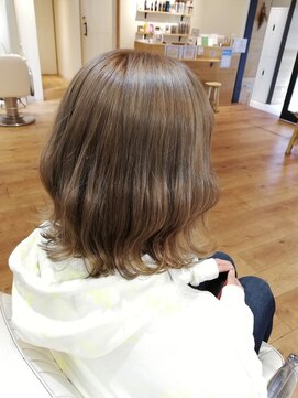 ネウィ 京橋(newi) 【uta*_girls】　satoko　ブリーチ×ミルクティグレー×透明感