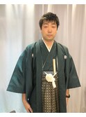 【下北沢*I'll b hair*】男性の袴の着付けヘアセット
