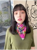 【salon de MiLK 原宿】ミディアムおしゃバング