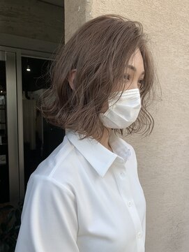 アルカナ 明治神宮前原宿(ARCANA) モカベージュ　ボブ　くすみベージュ　hiro