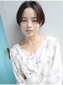 天神【BIRTH】　センターパート前髪なしショートボブ　2