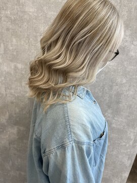 ランガリ ヘアアンドスパ(Rangali Hair&Spa) 【別府　ランガリ】ハイトーン、ホワイトブロンド