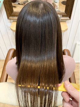 プラーチェ 橋本(Plaatje)の写真/【髪質改善特化サロン】水素トリートメントで今までにない艶感を実現◎健康的で綺麗な髪の状態へ導く♪