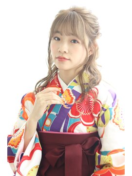 ヘアリゾート ラグーン(hair+resort lagoon) 【ヘアアレンジ】卒業式/袴/ハーフアップ