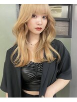 リリー(Lilley) (lilley内堀)韓国ヘア×ブロンドヘア×ブリーチカラー