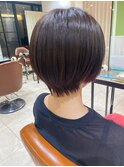 ショート×アッシュブラウン