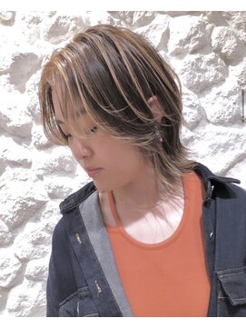 モアナバイヘッドライト 綱島店(Moana by HEADLIGHT) #ハイライト#ウルフレイヤー#ウルフカット#20代#30代#40代