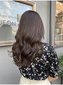 ロング×グレージュ×透明感
