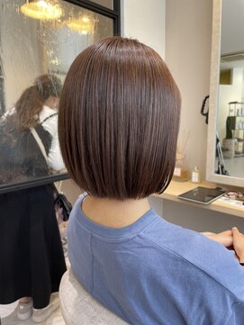 シェルバイコソラ(SHELL by kosora) プツっと感が可愛い大人ボブスタイル♪