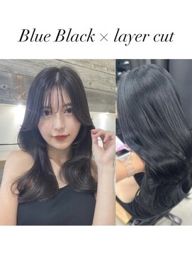 アリュウル 表参道(ALLURE) 透明感ある暗髪！ブルーブラック×韓国ヘア◎ KAKO