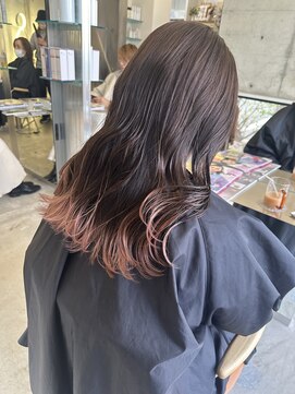 ユイマァル 岡山店(YUIMARL) 裾カラー×ベイビーピンク