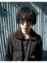 ゴールド 京都(GOALD)&nbsp;マッシュウルフ　ツイストスパイラル　スパイラル　メンズパーマ