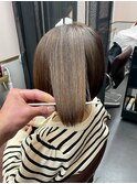 切りっぱなしボブ葛西髪質改善|葛西縮毛矯正|葛西白髪ぼかし