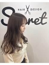 シークレット(Secret) [大人可愛い]ゆる巻きセミロング