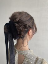 グランドウシワカマル(GRAND ushiwakamaru)&nbsp;ベロアリボンボブアレンジ