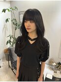 韓国レイヤー　くびれ巻き　レイヤーカット　ヨシンモリ　
