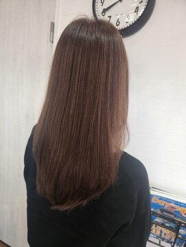 コス(KoS) ベージュ/髪質改善/ナチュラルストレート/ロングヘア