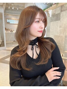 プアメリア 名古屋(Puamelia) 髪質改善トリートメント　レイヤー　ミディアム　トリートメント