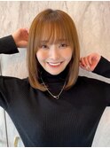 外はねボブ×美髪[韓国/美髪/グレージュ]