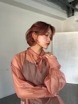 アンダーバーホワイト 天神店(_WHITE) ショート透明感カラー/シースルーバング/顔まわり／レイヤー
