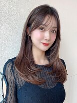 アフロート エル 大阪(AFLOAT L) 【30代40代】顔周りレイヤー/ココアベージュ/ショコラブラウン