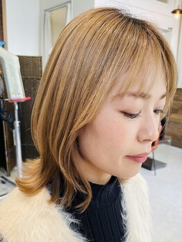 ムス ヘアー(MUSU HAIR)の写真/"デザインカラー"・"ヘッドスパ"をするなら星山にお任せ♪1人1人のご要望に合わせ、納得のいく仕上がりに。
