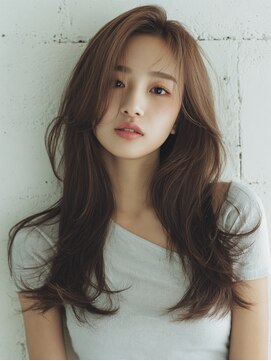 クレビア 名古屋(CreBiA) 韓国/髪質改善/レイヤーカット/ロング/小顔/透明感カラー