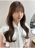 韓国風レイヤーカット髪質改善ダブルカラーハッシュカット