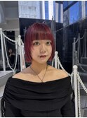 チェリーピンクデザインボブ
