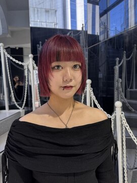 オンザ(ONTHE) チェリーピンクデザインボブ