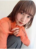 ショートボブ/外はねボブ/顔まわりレイヤー/顔まわりカット