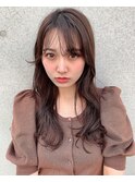 くびれレイヤー×透けバング