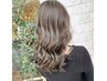 【new】外国人風シルクハイライトカラー+meteo髪質改善+カット¥20000