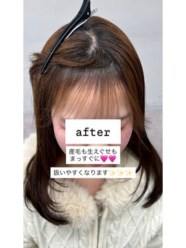 リッカ(LICCA) 〔LICCA AMANE〕産毛のうねりもクロスパーマで解決できます！