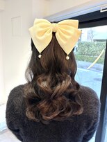 イーエム 自由通り店(e.m.)&nbsp;ハーフアップ/お呼ばれヘア/ヘアセット