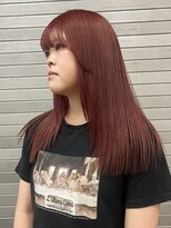 マグサロンギャラリー(Mag salon gallery) チェリーレッド暖色カラーボルドーワインレッド春カラー