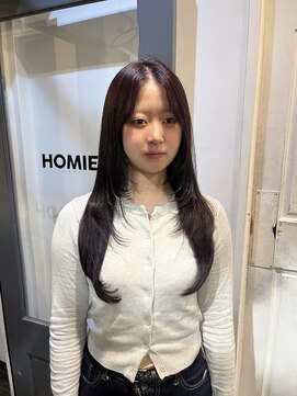 カシェル トウキョウ(Cashel Tokyo) レイヤーカットとチョコブラウン