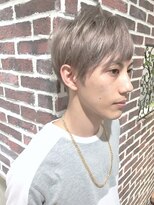 ヘアーデザイン シュシュ(hair design Chou Chou by Yone)&nbsp;★ChouChou★メンズツーブロック外国人風グレイベージュ
