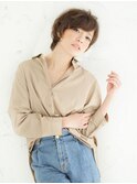 大人抜け感ショート