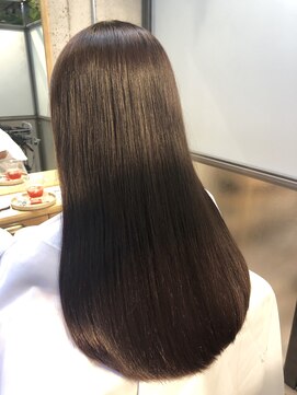 エストリア 栄店(ESTREA) エストリア栄カット+縮毛矯正+AujuaTR+炭酸+超音波by本田