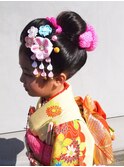 京都・西院cuculehair 七五三日本髪