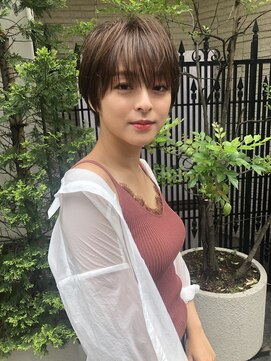 ビューイースト 亀戸 錦糸町(VIEW EAST) 大人かわいい丸みショート/ココアブラウン