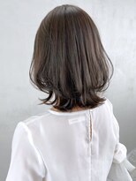 アイティー バイ アルバム 中野店(IT by ALBUM) レイヤーミディ_オリーブカラーハイライトカラー_ba308182