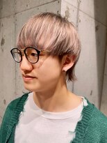 ライラ(Lyla)&nbsp;guest hair ハイトーンベージュマッシュウルフ